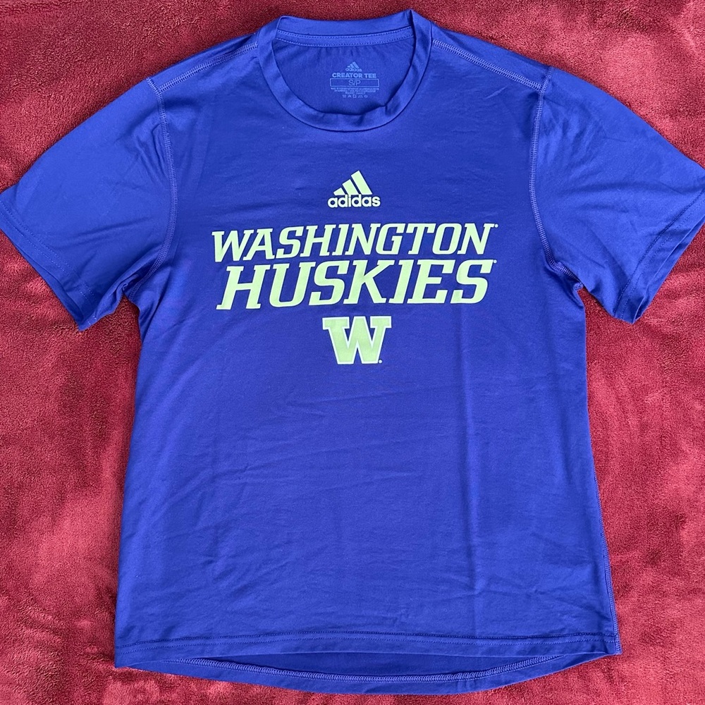 Adidas UW Washington Huskies Tee Shirt